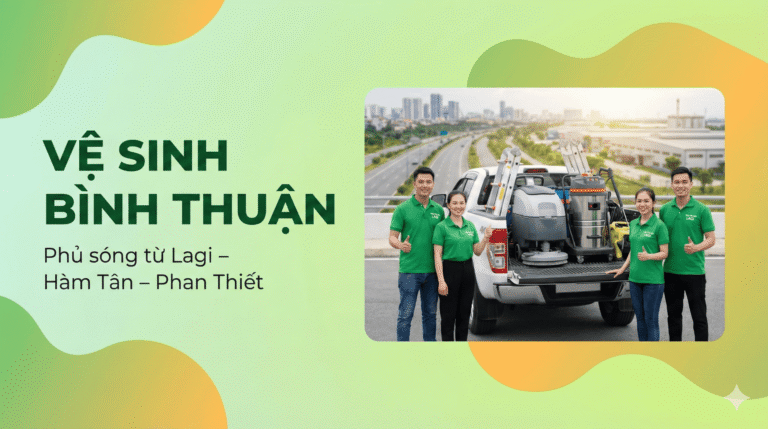 Đội vệ sinh Bình Thuận chuyên nghiệp
